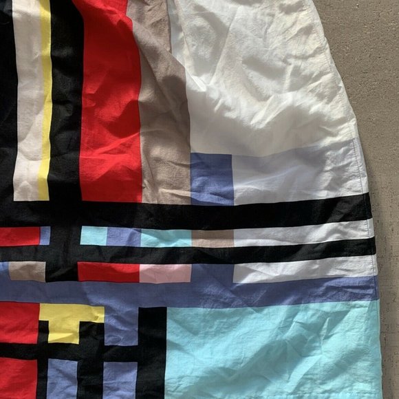 Linea Domani A Line Skirt Color Block Colorful 4 - Picture 5 of 12